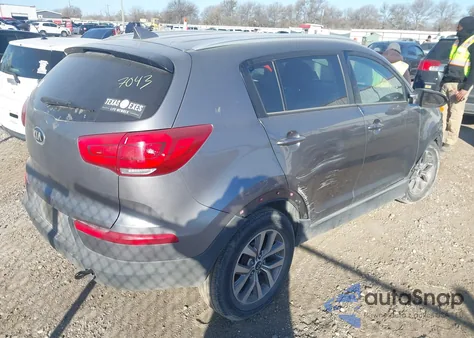 2015 Kia Sportage Lx z USA, uszkodzony, nr VIN KNDPB3AC1F7787043